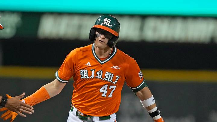 Miami Freshman Dylan Dubovik (47) after a home run against Lafayette. Miami Freshman Dylan Dubovik (47) after a home run against Lafayette.