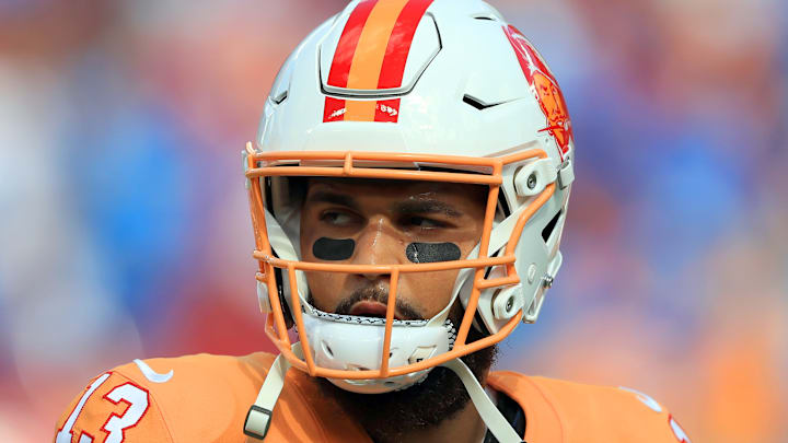 Mike Evans and the Tampa Bay Buccaneers need a win against the Falcons in Week 15. Mike Evans and the Tampa Bay Buccaneers need a win against the Falcons in Week 15.