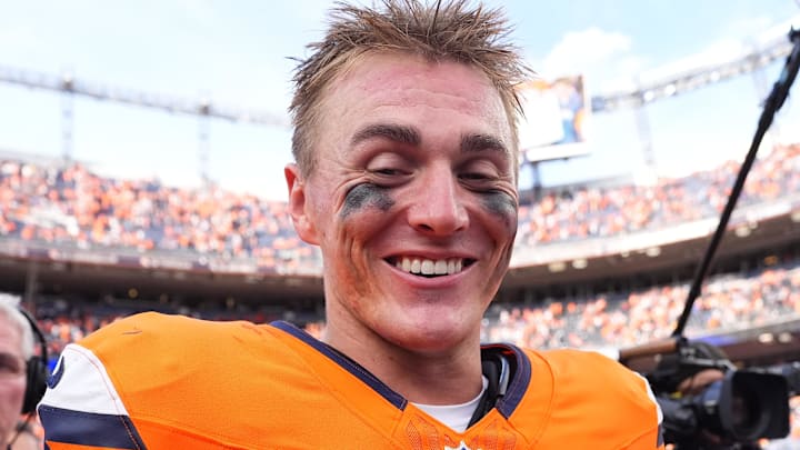 Denver Broncos quarterback Bo Nix