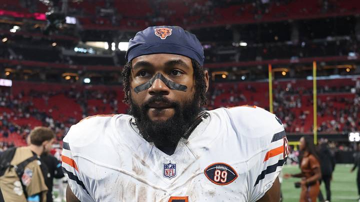 Oct 18, 2026; Atlanta, Georgia, USA;  Chicago Bears running back D'Andre Swift (4) walks off the field after the game against the Atlanta Falcons at Mercedes-Benz Stadium.  Mandatory Credit: Brett Davis-Imagn Images