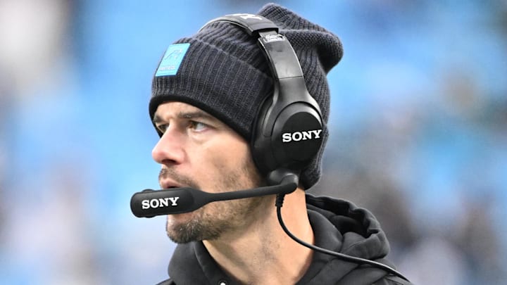 Carolina Panthers head coach Dave Canales