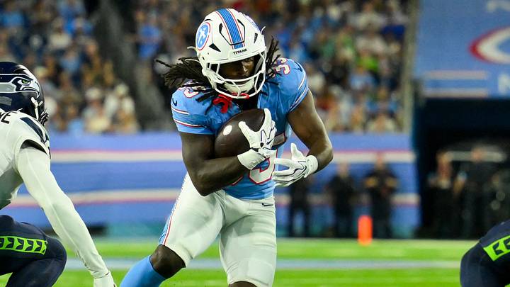 Tennessee Titans rookie running back Nicholas Singleton could emerge as a surprise weapon in the offense during the 2026 NFL season. Tennessee Titans rookie running back Nicholas Singleton could emerge as a surprise weapon in the offense during the 2026 NFL season.