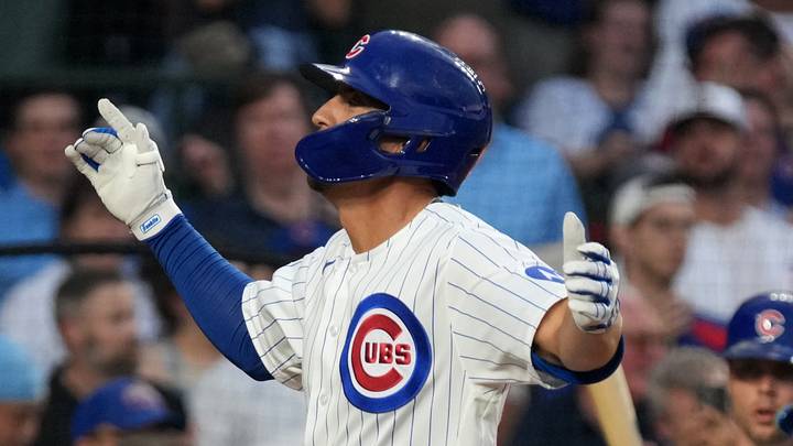 Aug 31, 2026; Chicago, Illinois, USA; Chicago Cubs left fielder Tyrone Taylor (55) gestures after hitting a two-run home run against the Milwaukee Brewers during the first inning at Wrigley Field. Mandatory Credit: David Banks-Imagn Images Aug 31, 2026; Chicago, Illinois, USA; Chicago Cubs left fielder Tyrone Taylor (55) gestures after hitting a two-run home run against the Milwaukee Brewers during the first inning at Wrigley Field. Mandatory Credit: David Banks-Imagn Images