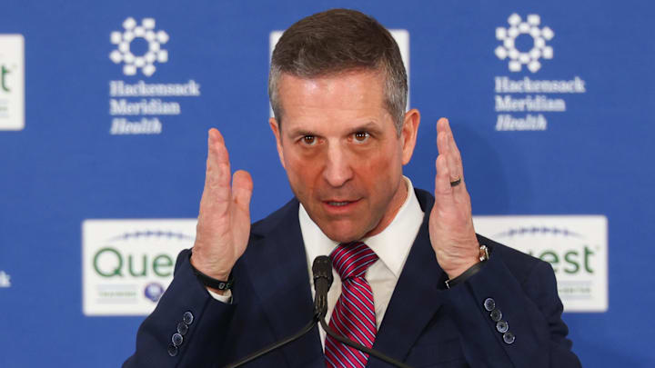 New York Giants - head coach John Harbaugh