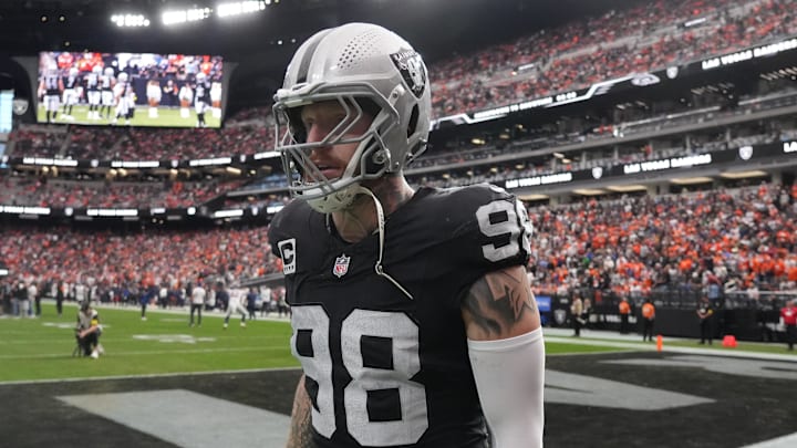 Las Vegas Raiders defensive end Maxx Crosby Las Vegas Raiders defensive end Maxx Crosby