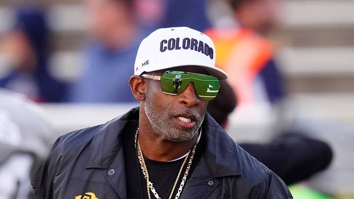 Nov 1, 2025; Boulder, Colorado, USA; Colorado Buffaloes head coach Deion Sanders before the game against the Arizona Wildcats at Folsom Field. Mandatory Credit: Ron Chenoy-Imagn Images Nov 1, 2025; Boulder, Colorado, USA; Colorado Buffaloes head coach Deion Sanders before the game against the Arizona Wildcats at Folsom Field. Mandatory Credit: Ron Chenoy-Imagn Images