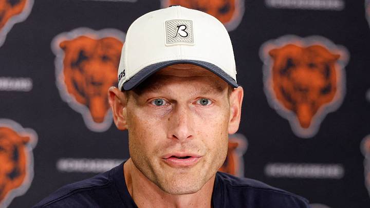 Chicago Bears head coach Ben Johnson