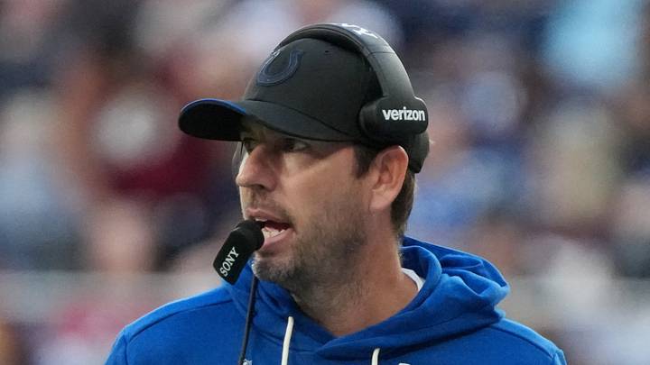 Indianapolis Colts head coach Shane Steichen walks on the sideline