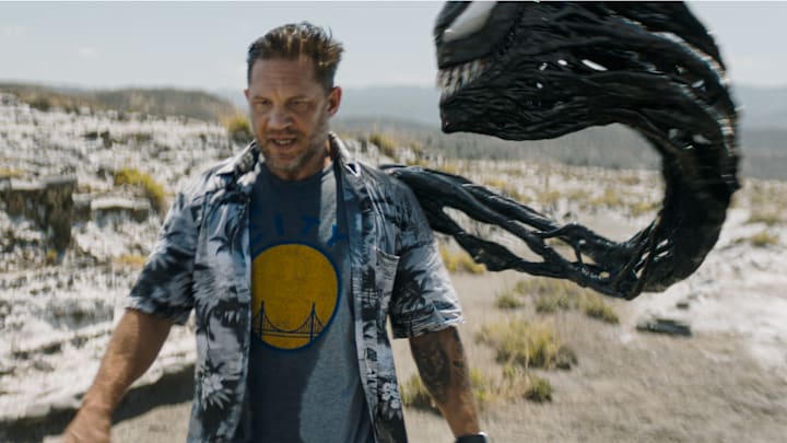 Tom Hardy stars as Eddie Brock/Venom in Columbia Pictures VENOM: THE LAST DANCE.