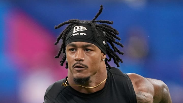 Andre Fuller at the 2026 Scouting Combine