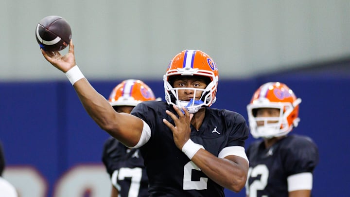 Florida Gators quarterback DJ Lagway has high expectations heading into his sophomore season.