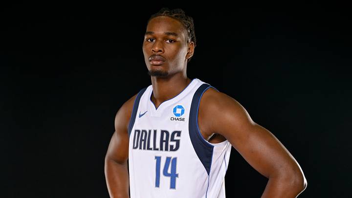 Sep 25, 2026; Dallas, TX, USA; Dallas Mavericks forward Morez Johnson Jr. (14) poses for a photo during the Mavericks media day at American Airlines Center. Mandatory Credit: Jerome Miron-Imagn Images Sep 25, 2026; Dallas, TX, USA; Dallas Mavericks forward Morez Johnson Jr. (14) poses for a photo during the Mavericks media day at American Airlines Center. Mandatory Credit: Jerome Miron-Imagn Images