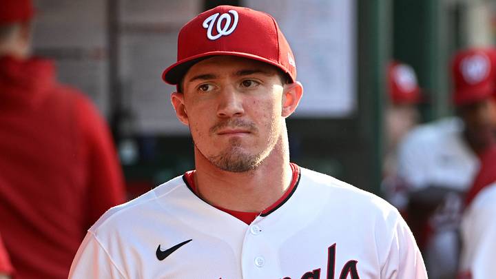 Washington Nationals center fielder Jacob Young Washington Nationals center fielder Jacob Young