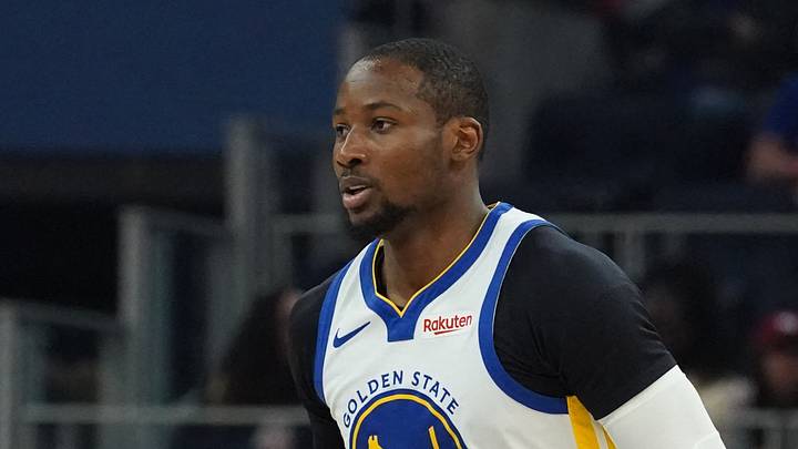 Jan 20, 2026; San Francisco, California, USA;  Golden State Warriors forward Jonathan Kuminga (1) looks to pass against the Toronto Raptors in the second quarter at Chase Center. Mandatory Credit: David Gonzales-Imagn Images