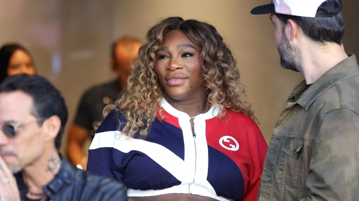 Jul 21, 2023; Fort Lauderdale, FL, USA; Serena Williams looks on before the match between Inter Miami CF and Cruz Azul at DRV PNK Stadium.