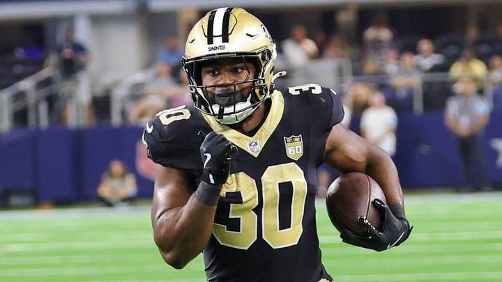 Running back Audric Estime Running back Audric Estime