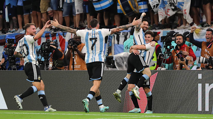 Argentina are into the World Cup quarter-finals