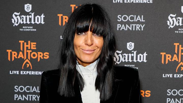 LONDON, ENGLAND - JULY 23: Claudia Winkleman attends the launch of "The Traitors: Live Experience" at Short's Gardens on July 23, 2025 in London, England. (Photo by Hoda Davaine/Getty Images)