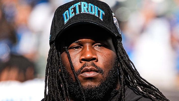 Detroit Lions defensive tackle Alim McNeill (54). Detroit Lions defensive tackle Alim McNeill (54).