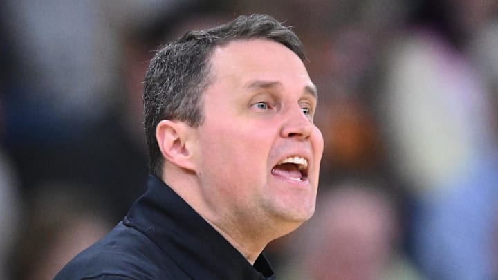 Mar 22, 2025; Providence, RI, USA; McNeese State Cowboys head coach Will Wade during the first half of a second-round men’s NCAA Tournament game against the Purdue Boilermakers at Amica Mutual Pavilion. Mandatory Credit: Brian Fluharty-Imagn Images Mar 22, 2025; Providence, RI, USA; McNeese State Cowboys head coach Will Wade during the first half of a second-round men’s NCAA Tournament game against the Purdue Boilermakers at Amica Mutual Pavilion. Mandatory Credit: Brian Fluharty-Imagn Images