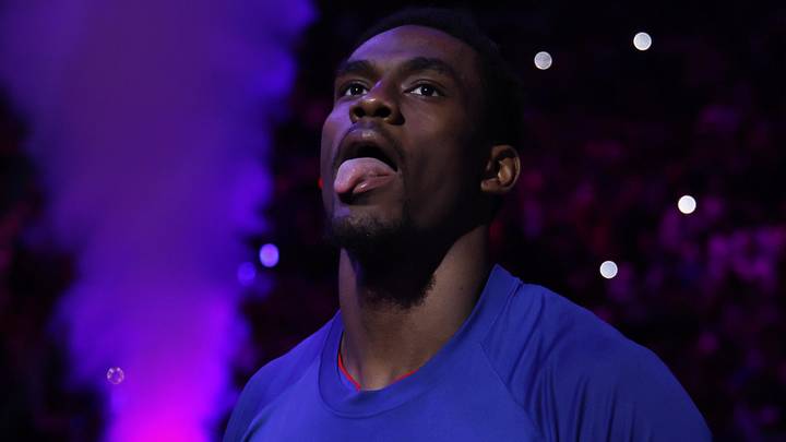 May 17, 2026; Detroit, Michigan, USA; Detroit Pistons center Jalen Duren (0) reacts before game seven of the second round of the 2026 NBA Playoffs against the Cleveland Cavaliers at Little Caesars Arena. Mandatory Credit: Rick Osentoski-Imagn Images May 17, 2026; Detroit, Michigan, USA; Detroit Pistons center Jalen Duren (0) reacts before game seven of the second round of the 2026 NBA Playoffs against the Cleveland Cavaliers at Little Caesars Arena. Mandatory Credit: Rick Osentoski-Imagn Images