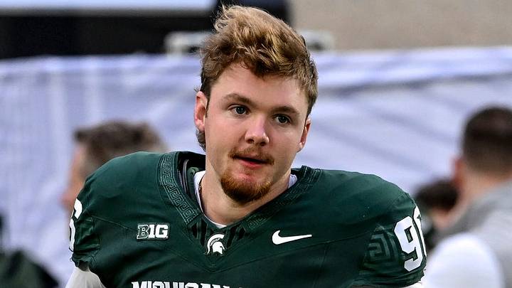 Michigan State senior punter Ryan Eckley Michigan State senior punter Ryan Eckley