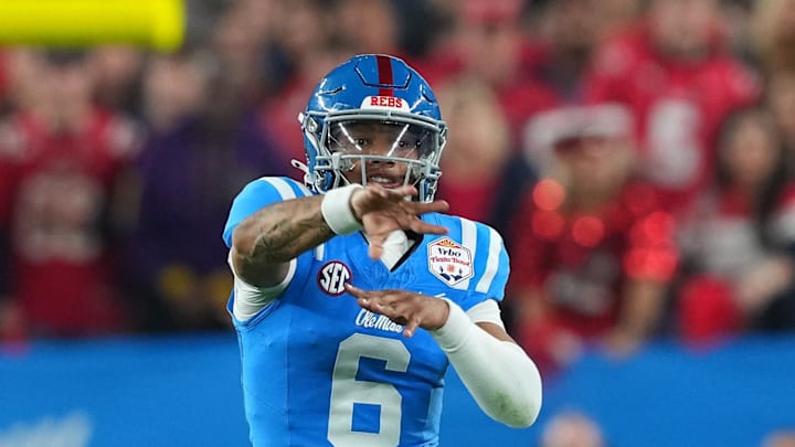 Mississippi Rebels quarterback Trinidad Chambliss