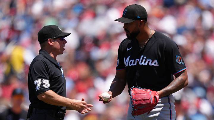 Miami Marlins starting pitcher Sandy Alcantara Miami Marlins starting pitcher Sandy Alcantara