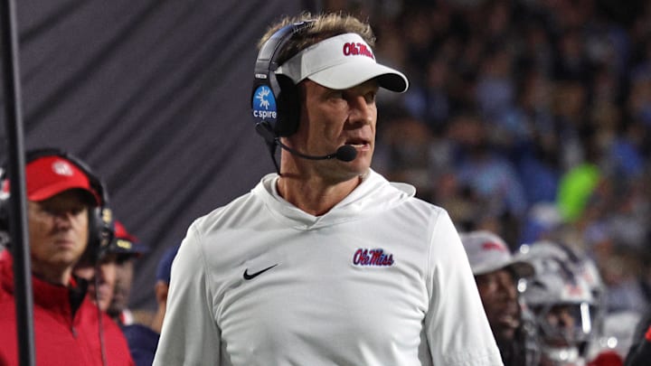 Mississippi Rebels head coach Lane Kiffin Mississippi Rebels head coach Lane Kiffin
