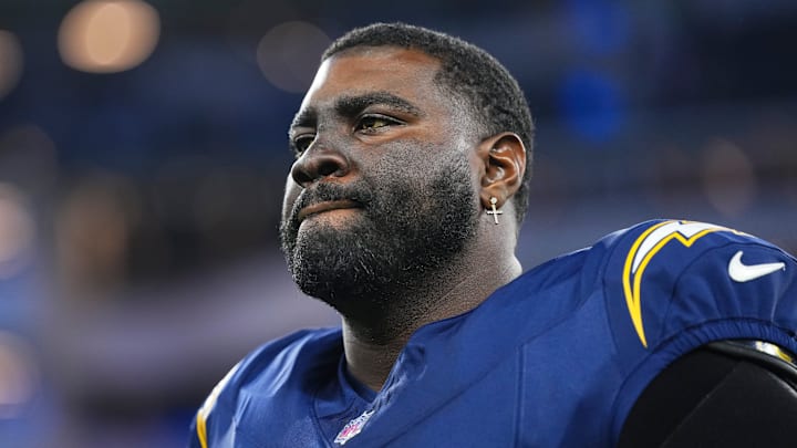 Former New York Jets offensive lineman Mekhi Becton