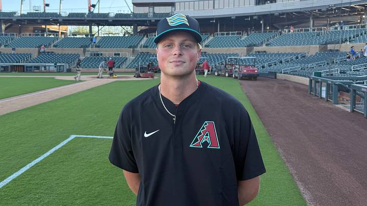Arizona Diamondbacks pitching prospect David Hagaman at Salt River Fields in Scottsdale, Arizona. Arizona Diamondbacks pitching prospect David Hagaman at Salt River Fields in Scottsdale, Arizona.