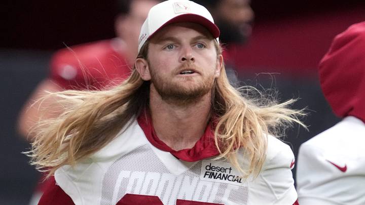 Arizona Cardinals safety Andrew Wingard (27) practices during a walkthrough in training camp at State Farm Stadium in Glendale, on July 25, 2026.