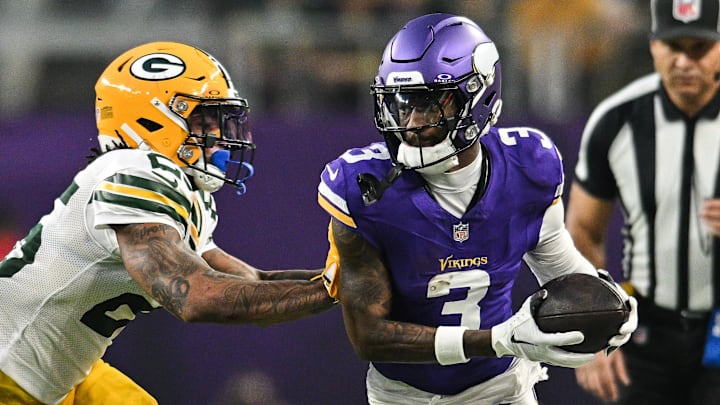Vikings WR Jordan Addison has a plus matchup against the Philadelphia Eagles in Week 7.