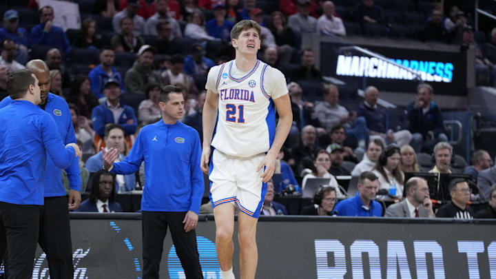 Florida Gators forward Alex Condon is feeling better heading into the Elite 8 game vs. Texas Tech.