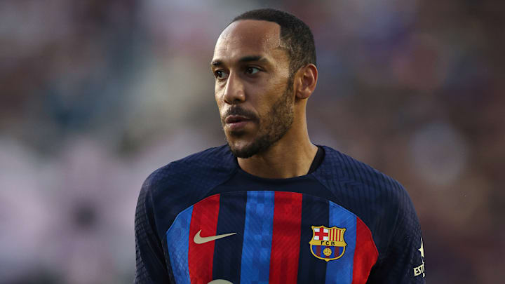 Pierre-Emerick Aubameyang only joined Barcelona in January