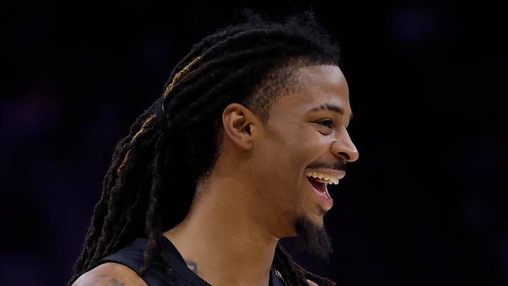 Portland Trail Blazers guard Ja Morant smiles after a play against the Sacramento Kings during the second quarter at Golden 1 Center on Oct. 13, 2026. Portland Trail Blazers guard Ja Morant smiles after a play against the Sacramento Kings during the second quarter at Golden 1 Center on Oct. 13, 2026.
