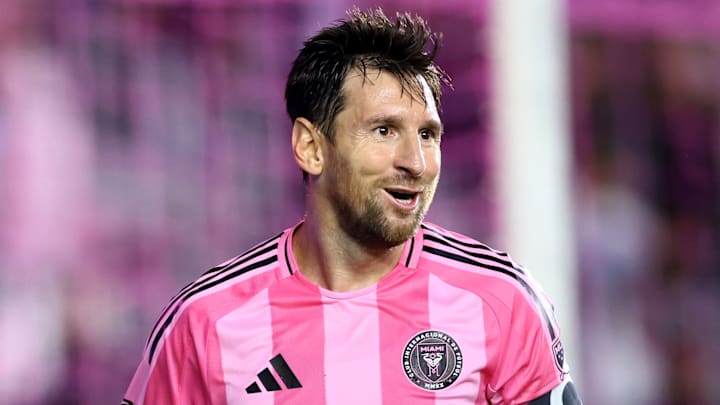 Lionel Messi scored a hat trick on the final day of the season.