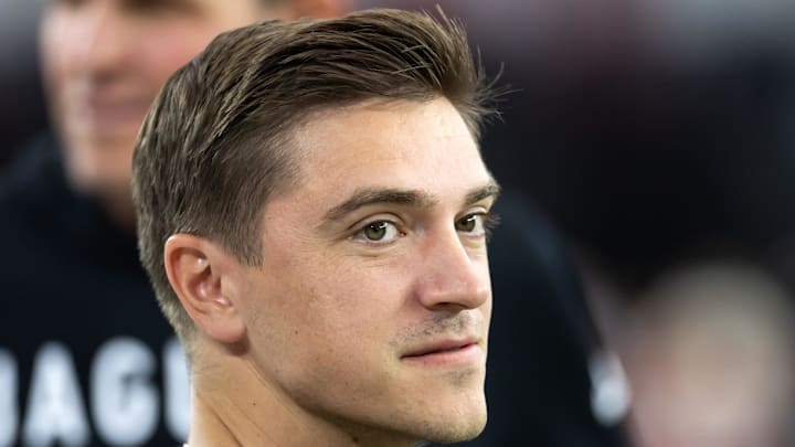 Nov 23, 2025; Glendale, Arizona, USA; Jacksonville Jaguars general manager James Gladstone against the Arizona Cardinals at State Farm Stadium. Mandatory Credit: Mark J. Rebilas-Imagn Images Nov 23, 2025; Glendale, Arizona, USA; Jacksonville Jaguars general manager James Gladstone against the Arizona Cardinals at State Farm Stadium. Mandatory Credit: Mark J. Rebilas-Imagn Images