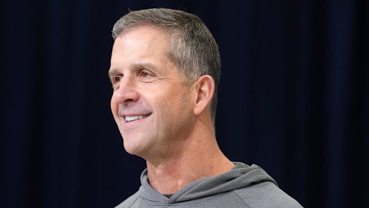 New York Giants coach John Harbaugh