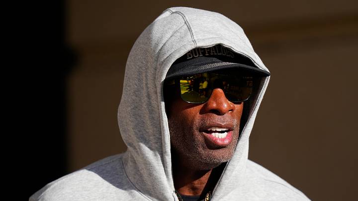 Oct 3, 2026; Boulder, Colorado, USA; Colorado Buffaloes head coach Deion Sanders before the game against the Texas Tech Red Raiders at Folsom Field. Mandatory Credit: Ron Chenoy-Imagn Images Oct 3, 2026; Boulder, Colorado, USA; Colorado Buffaloes head coach Deion Sanders before the game against the Texas Tech Red Raiders at Folsom Field. Mandatory Credit: Ron Chenoy-Imagn Images