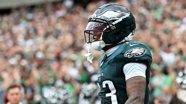 Philadelphia Eagles wide receiver Dontayvion Wicks Philadelphia Eagles wide receiver Dontayvion Wicks