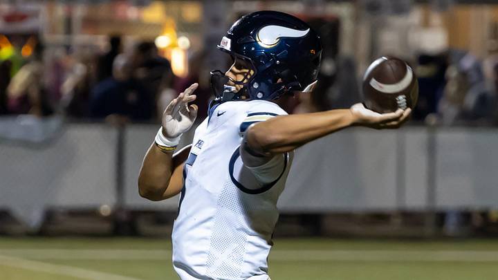 Hopewell quarterback James Armstrong. Hopewell quarterback James Armstrong.