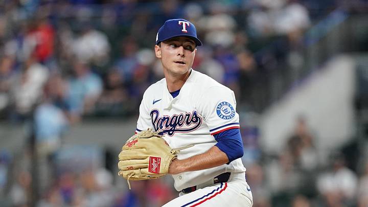 Texas Rangers starting pitcher Jack Leiter. Credit: Dustin Safranek-Imagn Images Texas Rangers starting pitcher Jack Leiter. Credit: Dustin Safranek-Imagn Images