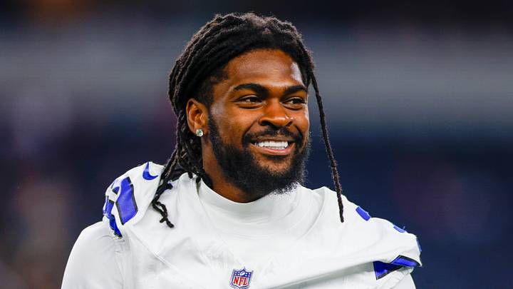 Aug 22, 2025; Arlington, Texas, USA; Dallas Cowboys cornerback Trevon Diggs (7) prior to the game against the Atlanta Falcons at AT&T Stadium. Mandatory Credit: Andrew Dieb-Imagn Images Aug 22, 2025; Arlington, Texas, USA; Dallas Cowboys cornerback Trevon Diggs (7) prior to the game against the Atlanta Falcons at AT&T Stadium. Mandatory Credit: Andrew Dieb-Imagn Images