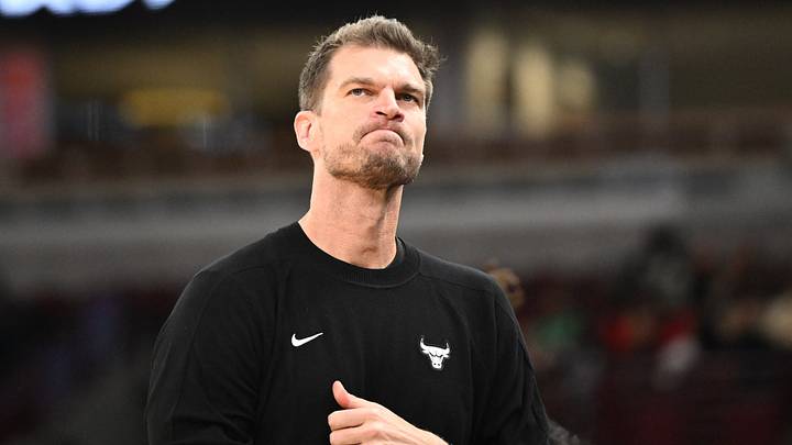 Oct 9, 2026; Chicago, Illinois, USA; Chicago Bulls head coach Tiago Splitter looks on against the Memphis Grizzlies during the second half at United Center. Mandatory Credit: Matt Marton-Imagn Images Oct 9, 2026; Chicago, Illinois, USA; Chicago Bulls head coach Tiago Splitter looks on against the Memphis Grizzlies during the second half at United Center. Mandatory Credit: Matt Marton-Imagn Images