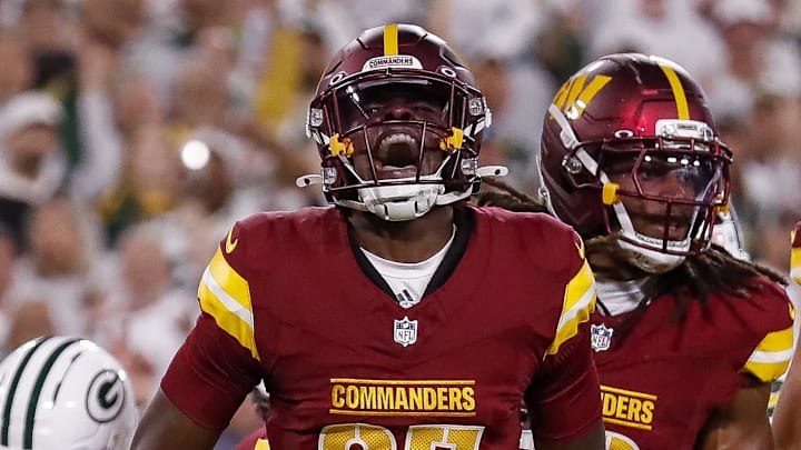 Washington Commanders safety Percy Butler (35).