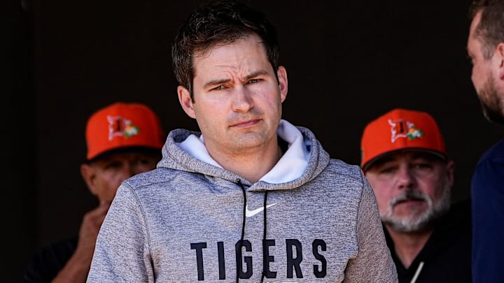 Detroit Tigers president of baseball operations Scott Harris