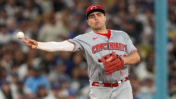 Cincinnati Reds third baseman Sal Stewart Cincinnati Reds third baseman Sal Stewart