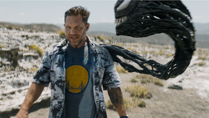 Tom Hardy stars as Eddie Brock/Venom in Columbia Pictures VENOM: THE LAST DANCE.