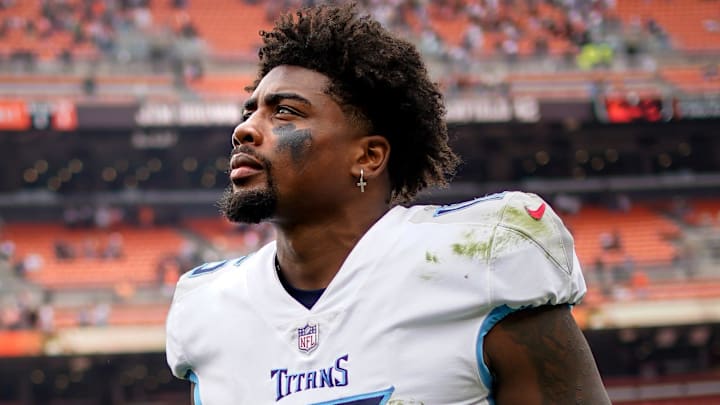 Tennessee Titans wide receiver Treylon Burks Tennessee Titans wide receiver Treylon Burks